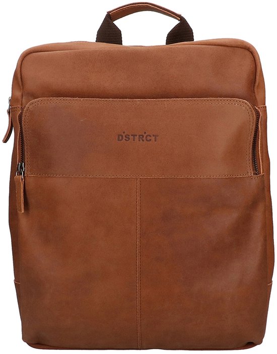 DSTRCT Limited Rugtas 15.6” Laptoptas cognac