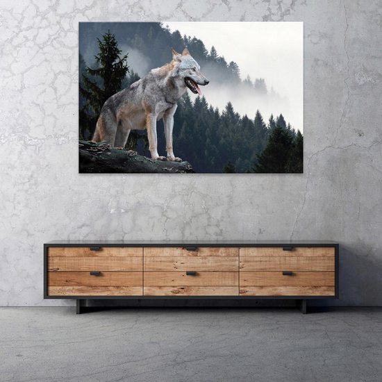 WallArena - Canvas Foto's - Keuken Groente Specerijen - 145x45 cm Canvas Foto's - Afbeelding op canvas - Muurschildering XXL grote wandafbeeldingen voor woonkamer slaapkamer woonkamer foto's modern