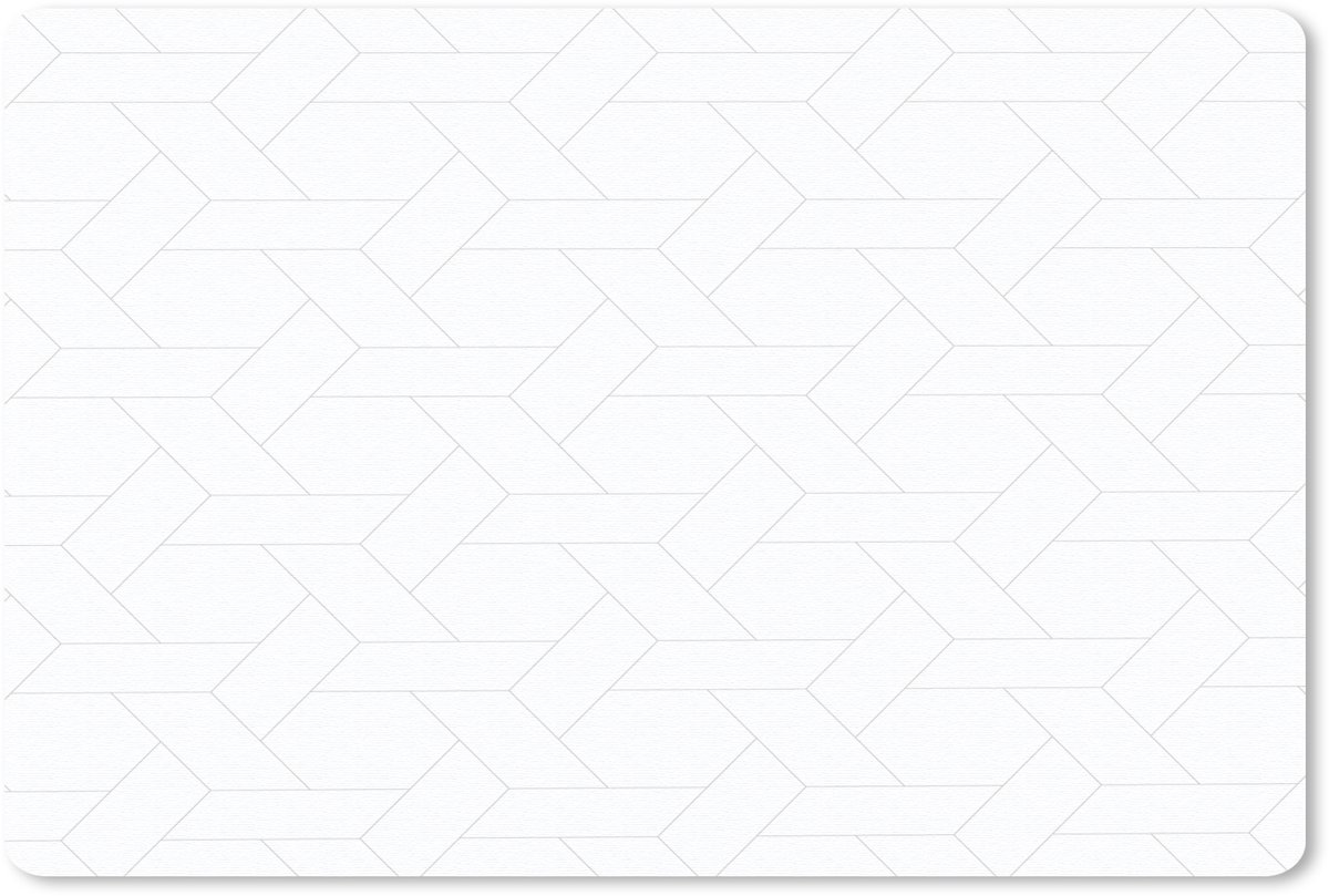Muismat 27x18 cm - Mousepad Grafisch - Patroon - Modern - Fijnstijl - Muismatten