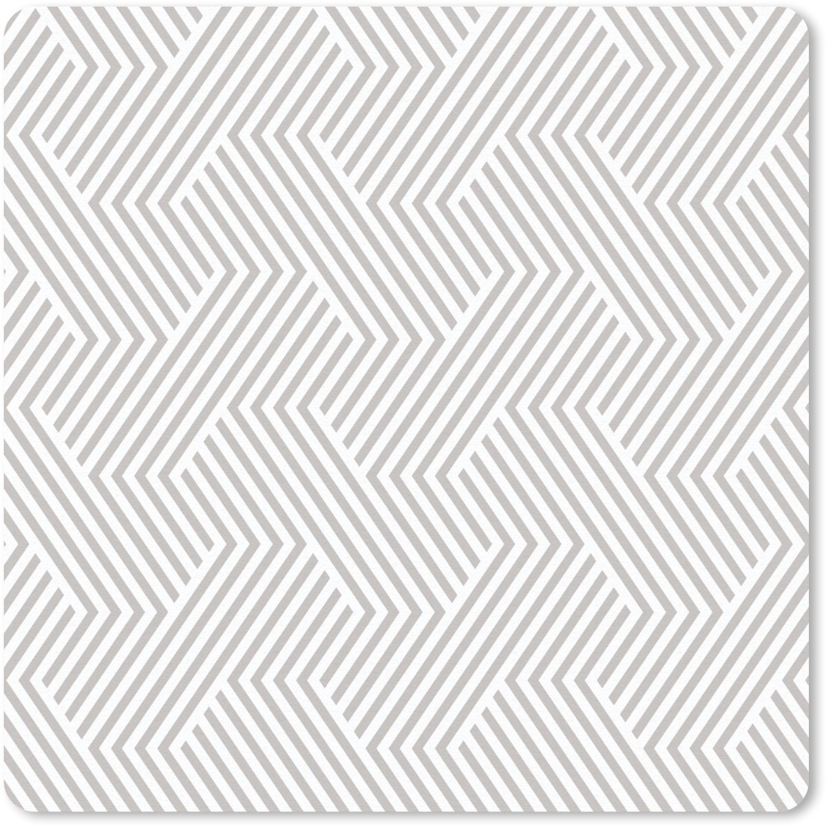 Muismat 30x30 cm - Mousepad Grafisch - Patroon - Modern - Schuin - Muismatten