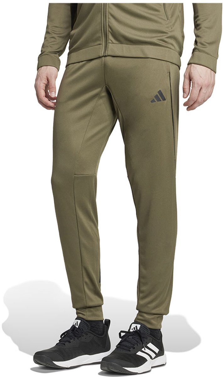 Adidas Train Essentials Seasonal Broek Man Olijf
