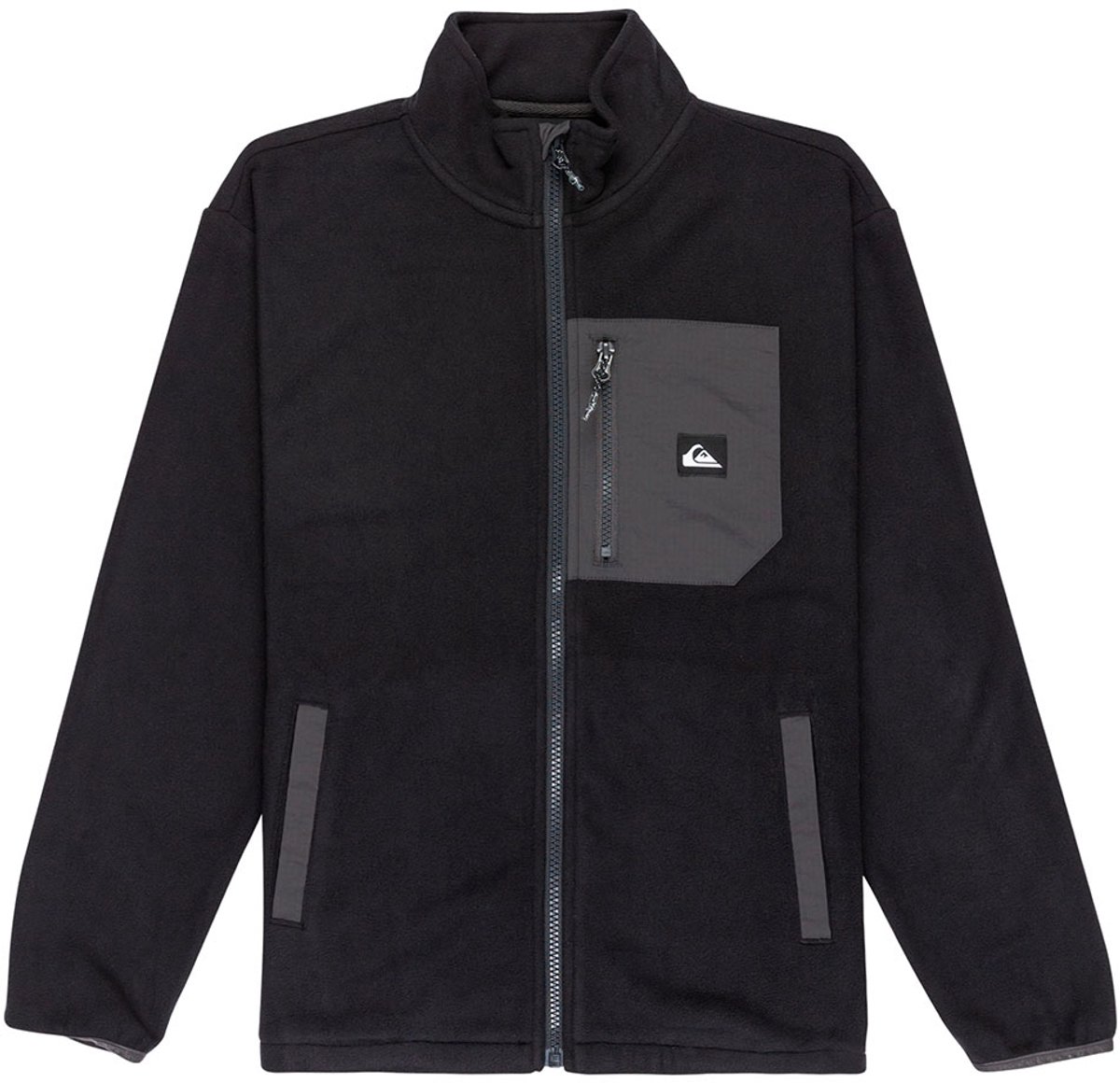 Quiksilver Ice Fields Fleece Met Volledige Rits 8 Years Jongens Zwart