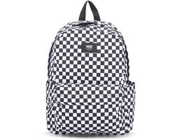 VANS Old Skool Grom Check Backpack Kinder Rugzak zwart
