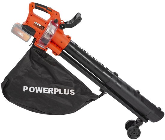Powerplus Bladblazer/-zuiger borstelloos 40V set incl. batterij 2x20V 2.5Ah en lader + handschoenen - POWDPGBVS1- tuingereedschap van Powerplus — afbeelding 4
