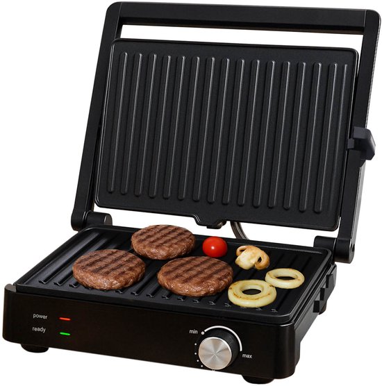 Tomado - Grote contactgrill - Instelbare temperatuur - Tosti apparaat - PFAS vrij - 2000