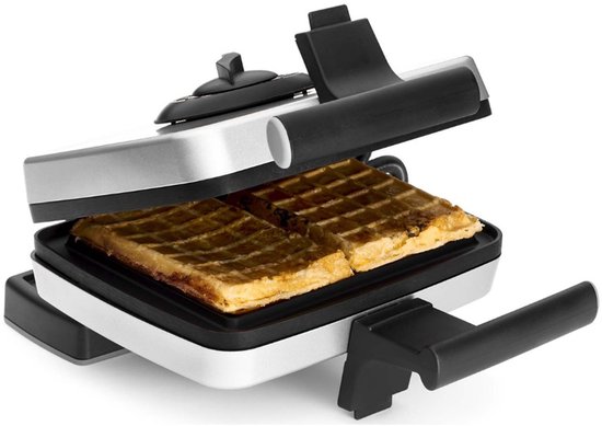 FriFri WA102 Wafelijzer Set - 1200 Watt - Belgische wafels + Croque/tosti vorm + Cool Touch-behuizing