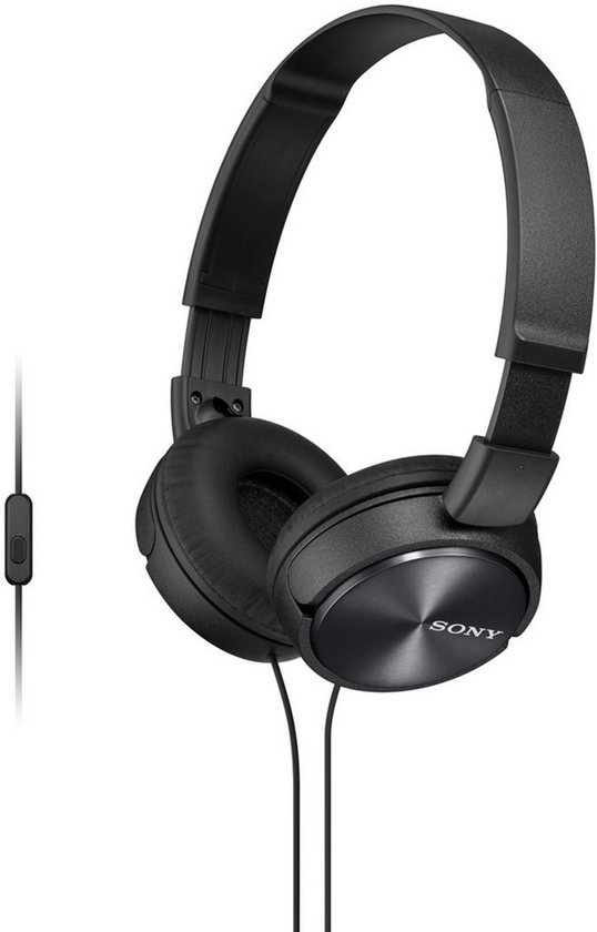 Sony MDR-ZX310AP - On-ear koptelefoon - Zwart | bol