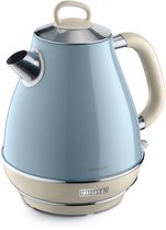 Ariete 2868/05 - Vintage waterkoker - 1 liter inhoud - 1630 Watt - draadloos - blauw