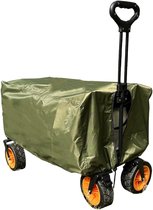 PawHut Huisdierbuggy inklapbaar met regenhoes, 2 drankhouders, blauw