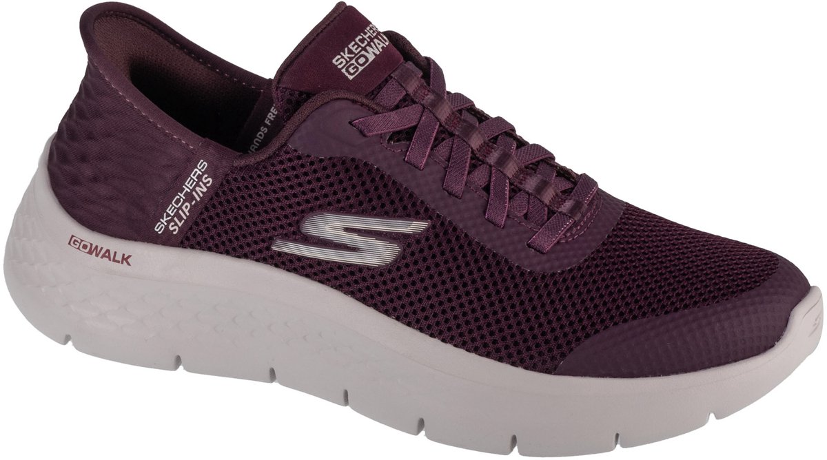 Skechers Slip-Ins: GO WALK Flex - Grand Entry, Vrouwen, Kastanjebruin, Sneakers, maat: 36,5