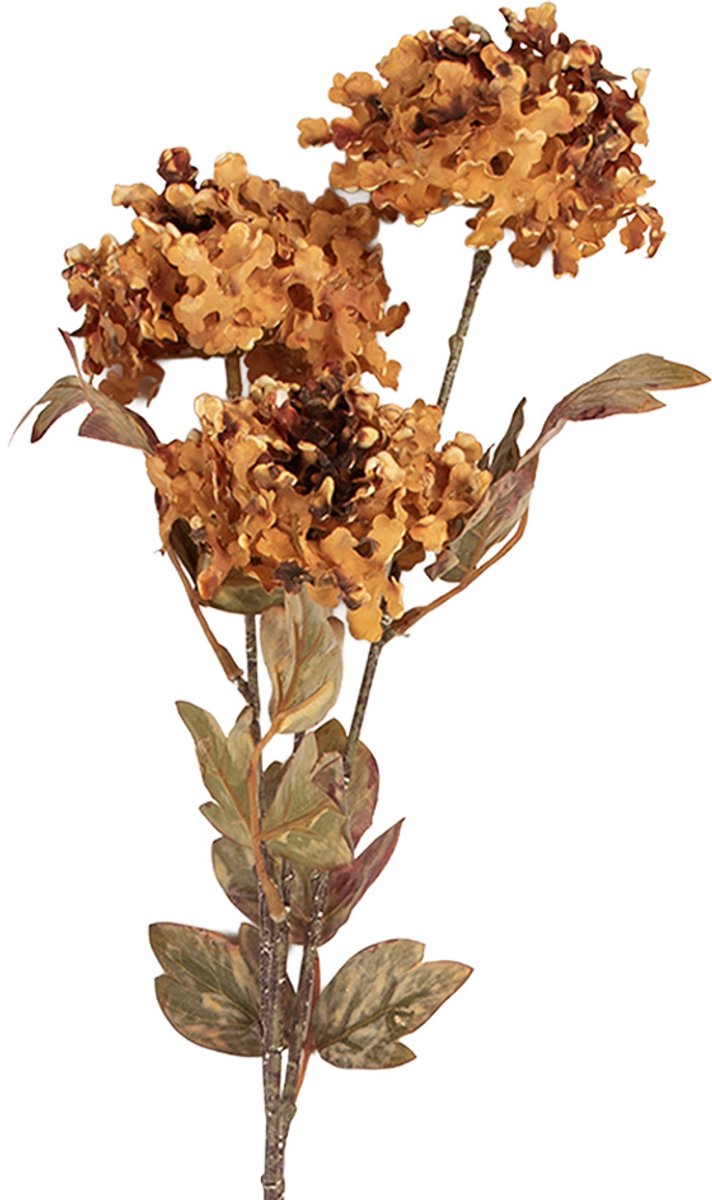 Clayre & Eef Kunstbloem 10x8x76 cm Oranje Kunststof