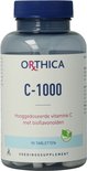 Pot Orthica C-1000, 90 tabletten. Hooggedoseerde vitamine C met bioflavonoïden. Vegan.