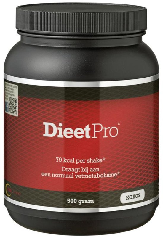 Nutri Dynamics - Dieet Pro - Eiwitshake - Kokos - 500 gram — afbeelding 2