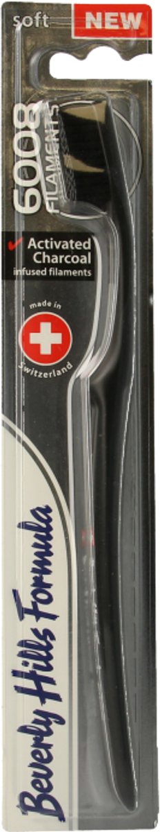 Goedkoopste Beverly Hills 6008 Charcoal toothbrush 1 Stuks