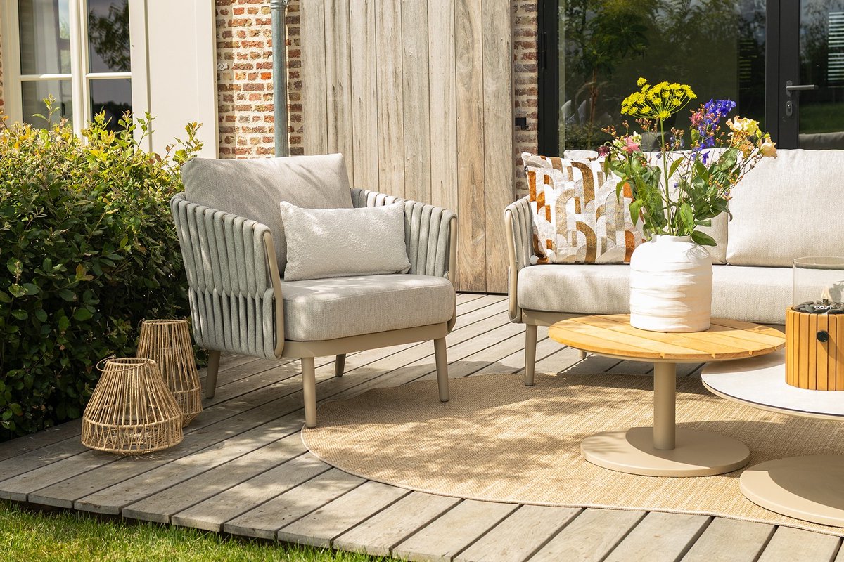 Taste by 4 Seasons Eva stoel-bank loungeset 3-delig