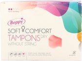 Beppy Tampons Extra Soft - 2x4 = 8 stuks - zonder touwtje