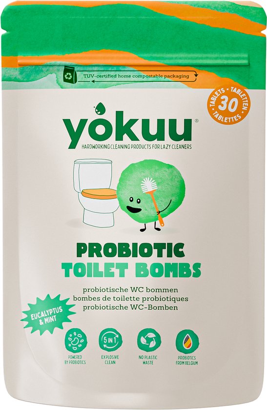 Yokuu Probiotic Toilet Bombs - Eucalyptus & Mint 30 Reinigingsmiddel