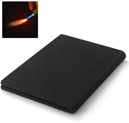 Couverture De Soudage FLASLD – Tapis Thermorésistant Silicone/Cuivre – Max 1800°F – 1 Pack