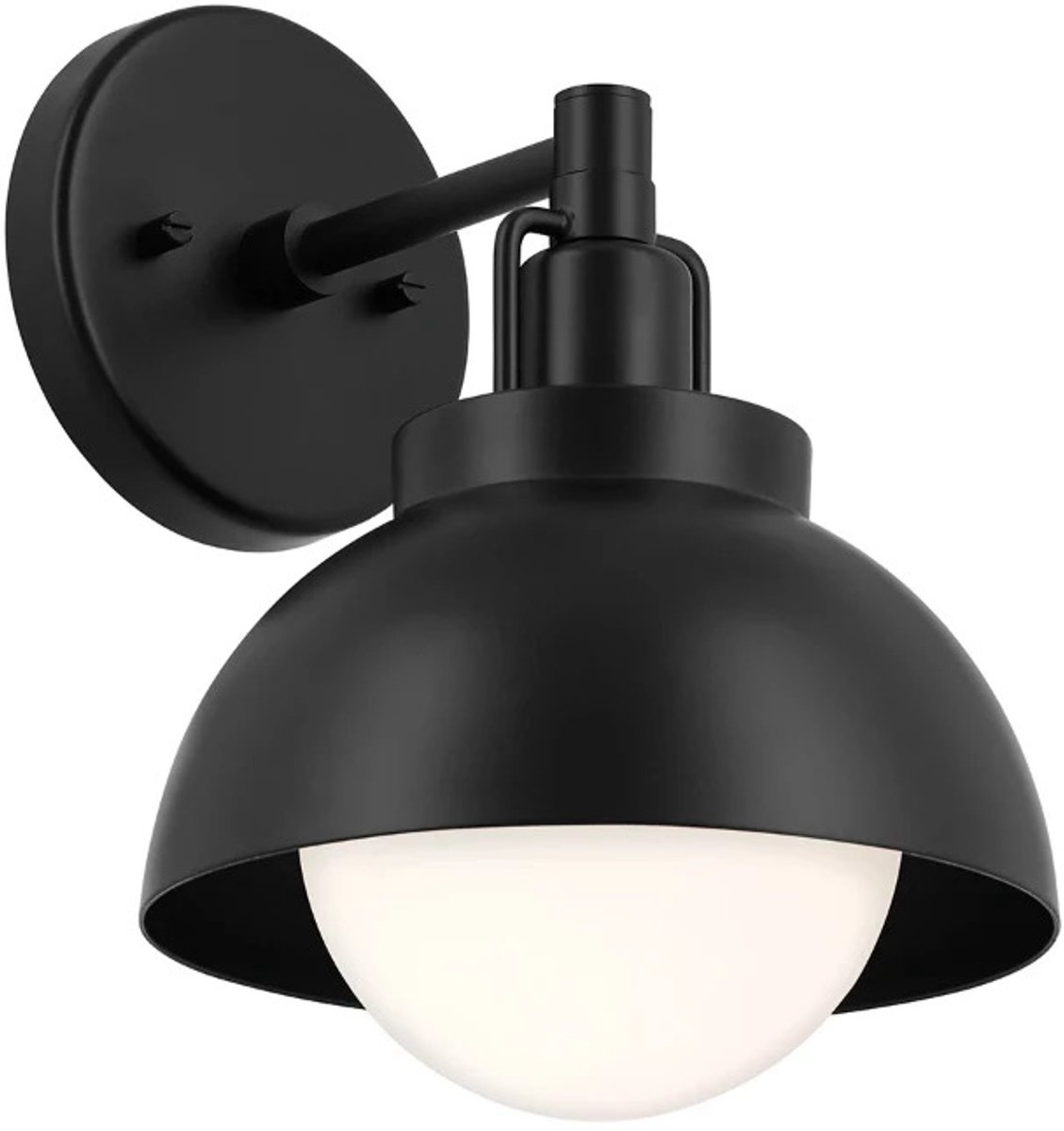 Kichler LED Plafondlamp Niva | 1X E27 Max 40W | Black