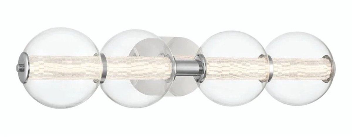 Eurofase LED Wandlamp Atomo | 18.5W 3000K 830 | Polished Chrome