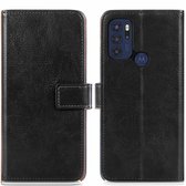 imoshion Hoesje - Geschikt voor Motorola Moto G60s - Luxe Bookcase - Zwart