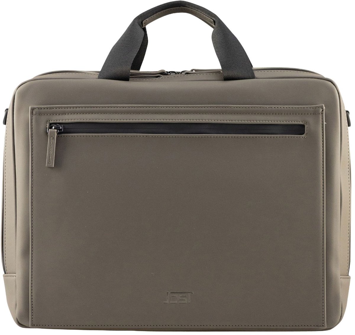 JOST laptoptas business tas met laptopvak Halmstad 2F Business Bag Olive olijfgroen