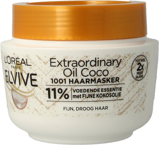 L'Oréal Paris Elvive Extraordinary Oil Haarmasker - 300 ml - Fijne Kokosolie