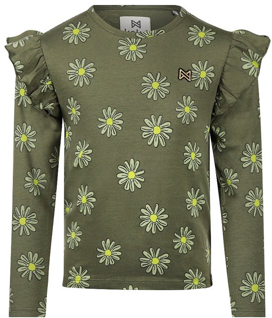 T-shirt Koko Noko Filles - Vert armée