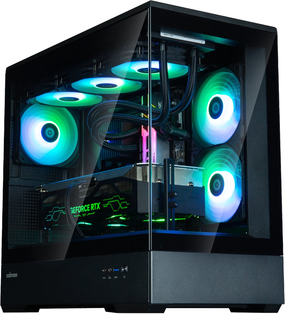 Zalman P30 Black V2 Mini Tower Zwart