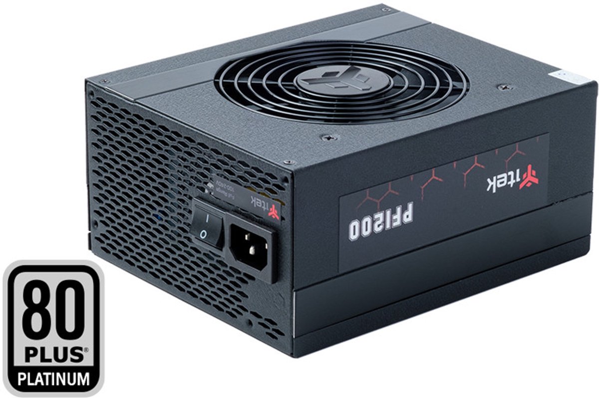 itek Alimentatore PF1200 EVO power supply unit 1200 W 24-pin ATX ATX Zwart