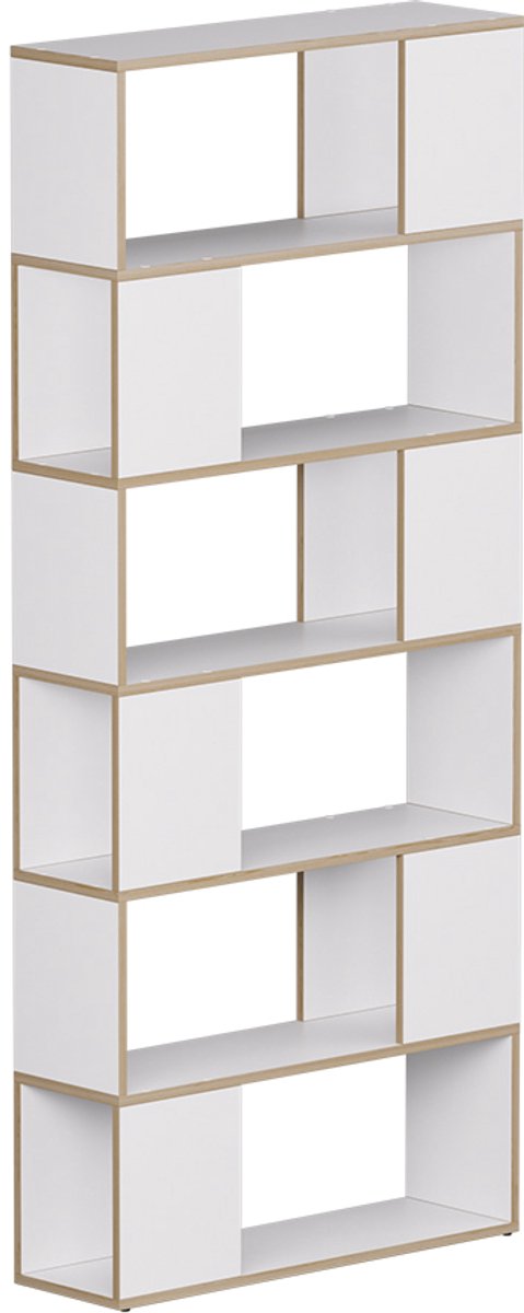 Vicco Eneos Ruimteverdeler – 80 x 186 cm Wit/eiken