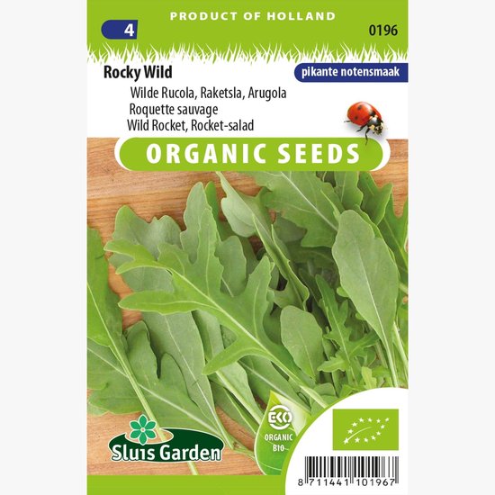 Sluis Garden wilde rucola Rocky Wild – biologisch & pittig