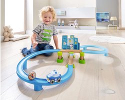 HABA Kullerbu Knikkerbaan - Basisdoos - Speelbaan Politie-achtervolging