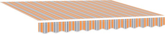 vidaXL - Électrique - Rétractable - Store banne - Multicolore - 300 - x - 250 - cm