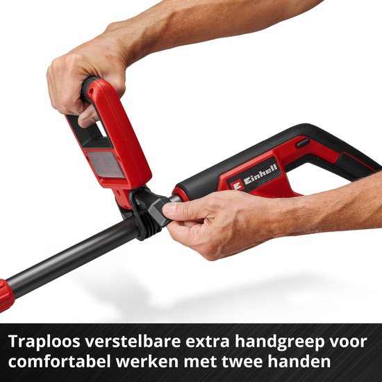 Einhell Accu Grastrimmer GE-CT 18/25 Li Solo - Power X-Change - 18 V/Li-ion - Maaidiameter: 25 cm - Draaibare en kantelbare motorkop - Bloembeschermer - Excl. accu en lader van Merkloos	 — afbeelding 3