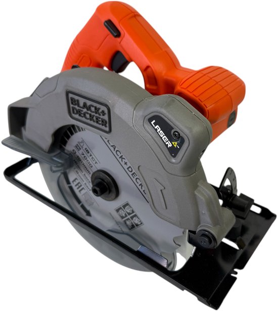 Scie circulaire BLACK + DECKER CS1250L-QS - Réglage de la profondeur 1200W - Laser intégré