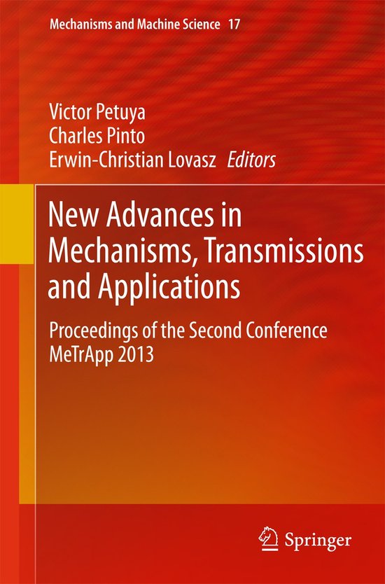 Mechanisms and Machine Science- New Advances in Mechanisms,  ... - cover