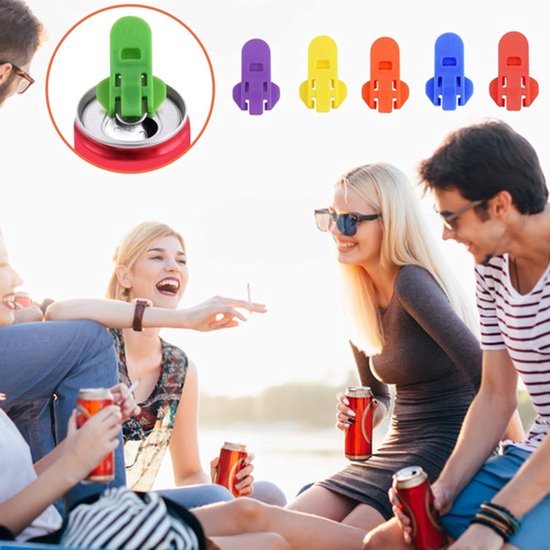TNSLAND Drankblikopener, 12 stuks, nieuwe blikopener met sluiting