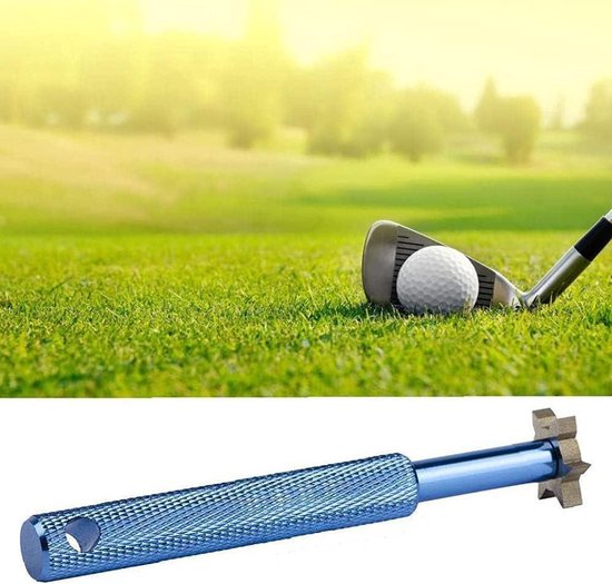 Golfclub-slijper met 6 koppen Reiniger voor Alle Ijzers - Wedge Slijpen Gereedschap - Pitchen, Zand, Lob, Gap - Blauw — afbeelding 3