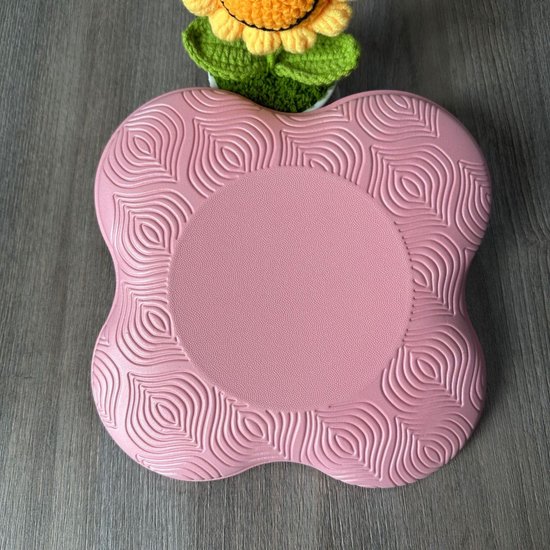 Yogamat - Set van 2 - 20*20*1,9 cm - Stretchen, Oefening, Dik - Kniebeschermers - Duurzaam, Schokdempend, Lichtgewicht, Training - Wasbaar - Antislip - Unisex - Balansondersteuningspad - Plank Fitness Yoga Elleboog Kniebeschermer van Yogamat — afbeelding 4