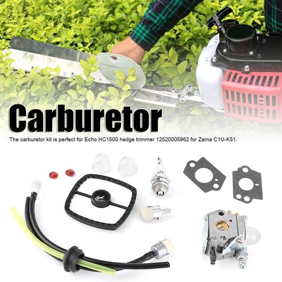Kit Carburateur Pour Taille-Haie Echo HC1500 - Aluminium, Remplacement