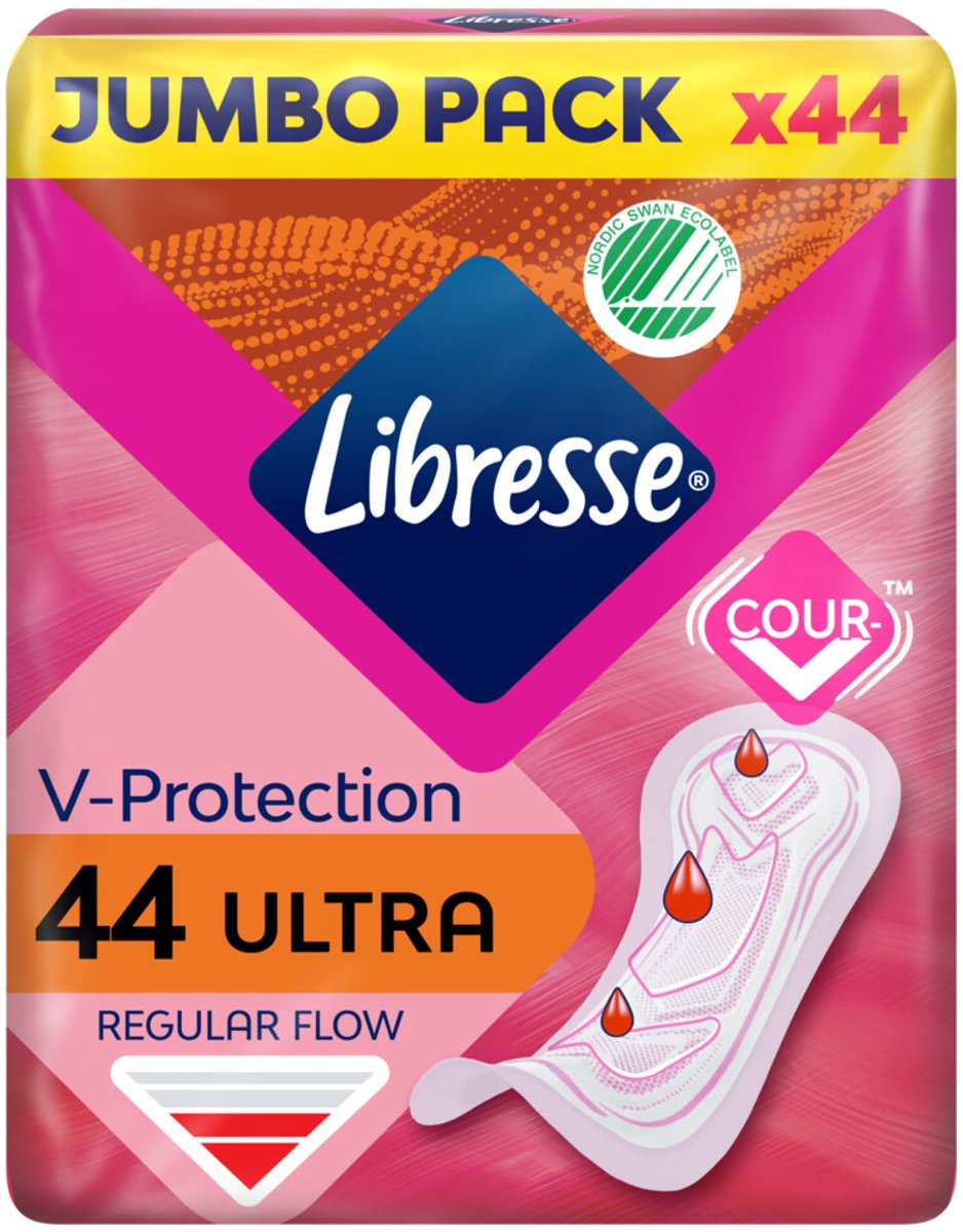 Libresse Ultra Regular Maandverband - Jumbo Pack - 8 x 44 = 352 stuks