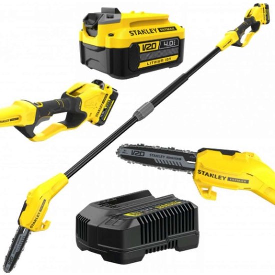 Stanley FatMax V20 18V 20CM Kettingzaag op steel KIT - Incl. Accu & Lader van Stanley — afbeelding 2