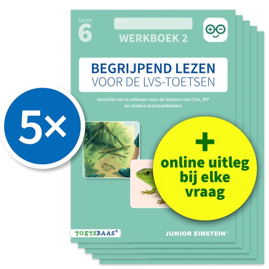 Deel 2 2 - Begrijpend lezen voor de LVS-toetsen - Groep 6 -  ... - cover