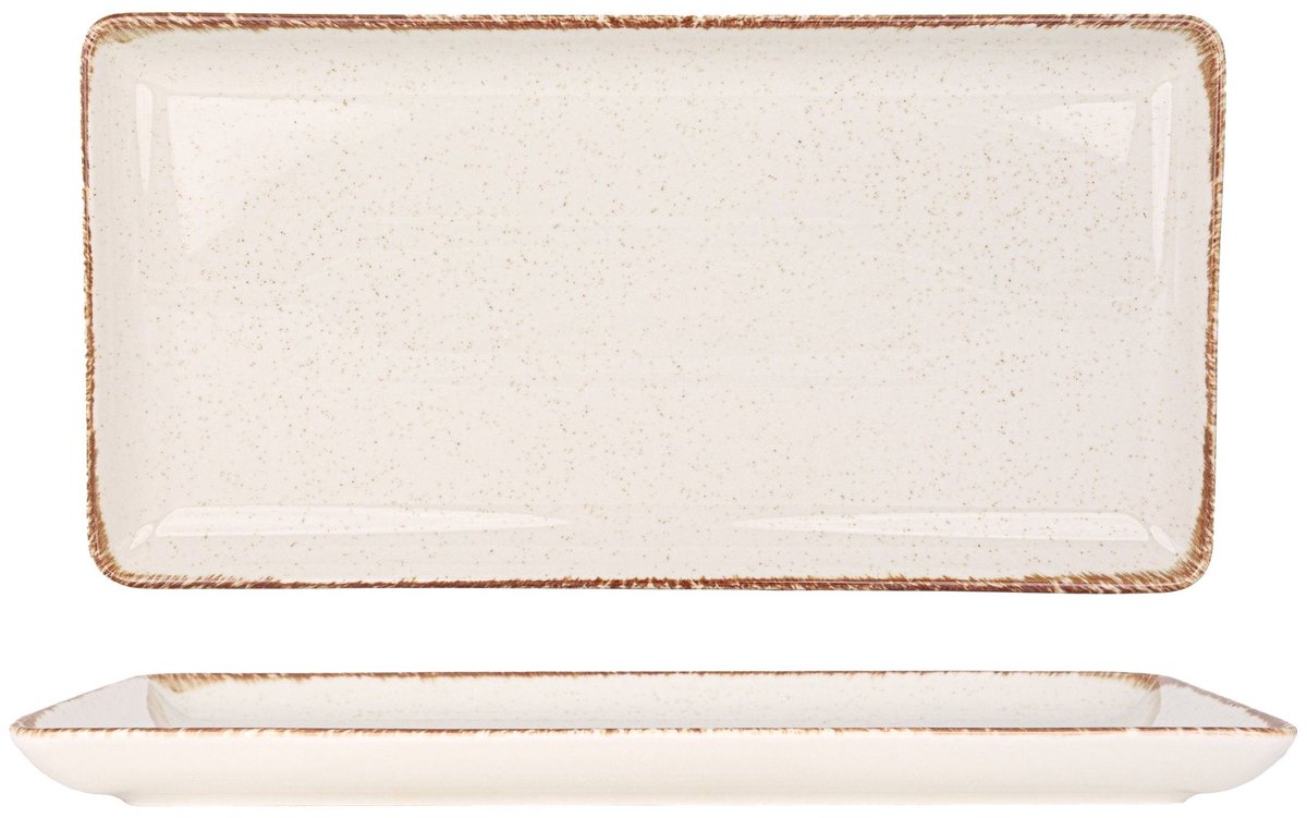 Rinart Serveerschaal - Brunilda - Porselein - 33x17 cm - set van 2