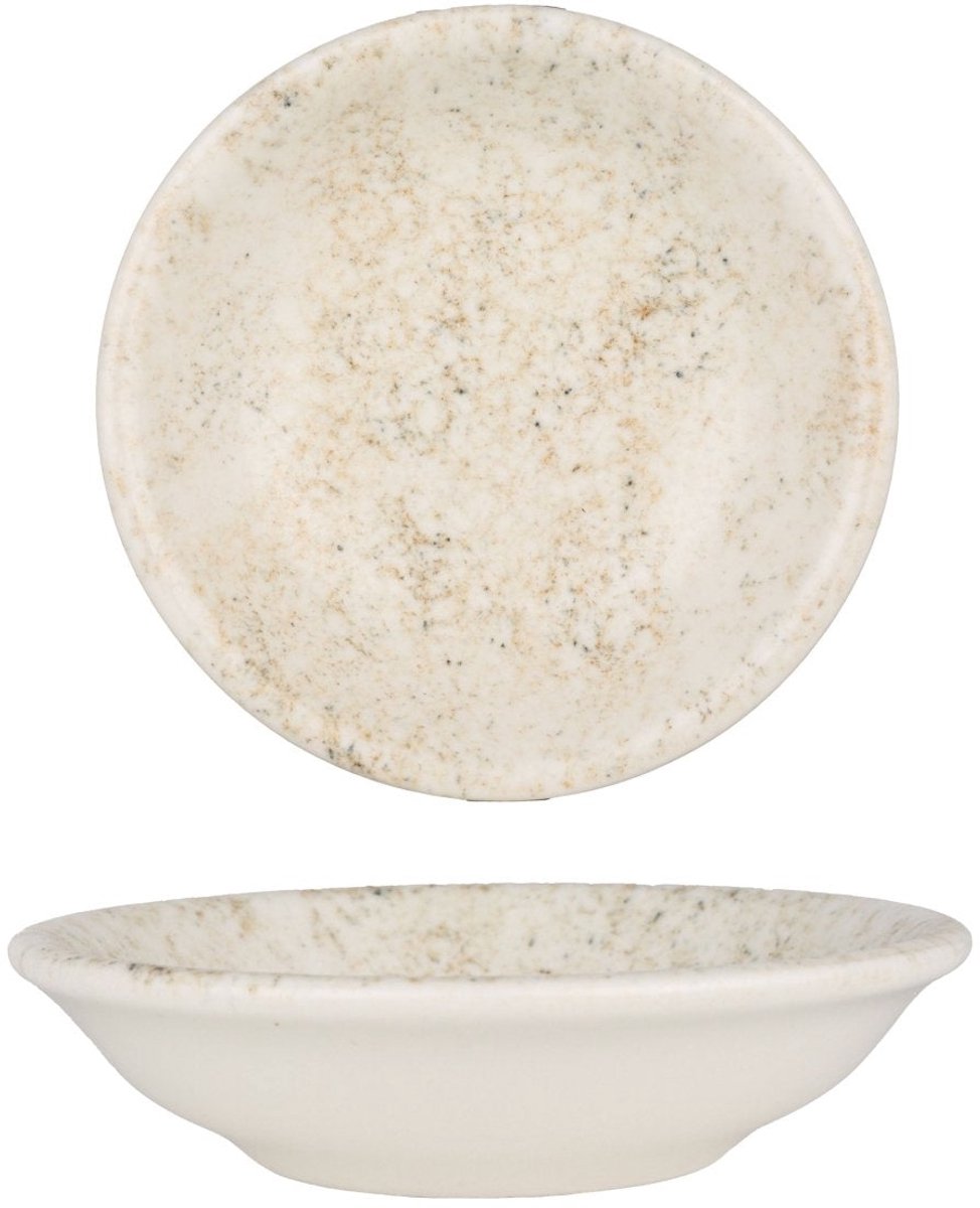 Bonna Serveerschaal - Nacrous - Porselein - 9 cm (50cc) - set van 2