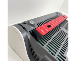 AVM FRITZ!Box houder van metaal (7590 / 7590 AX / 6660 / 6890 / 5590 Fiber / 6670 Cable / 7690) wandhouder bevestiging ondersteboven van aluminium