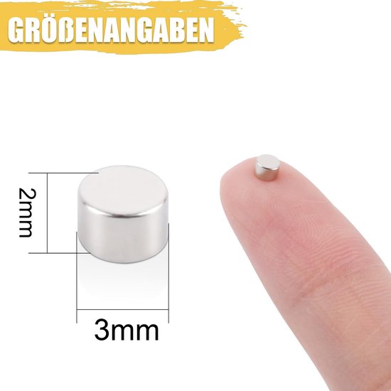 Aenienoe Magneetbord, 38 stuks, kleine magneten, sterk, neodymium, extra sterke magneten, houdt whiteboard, koelkast met handvat, foto's, school, roségoud
