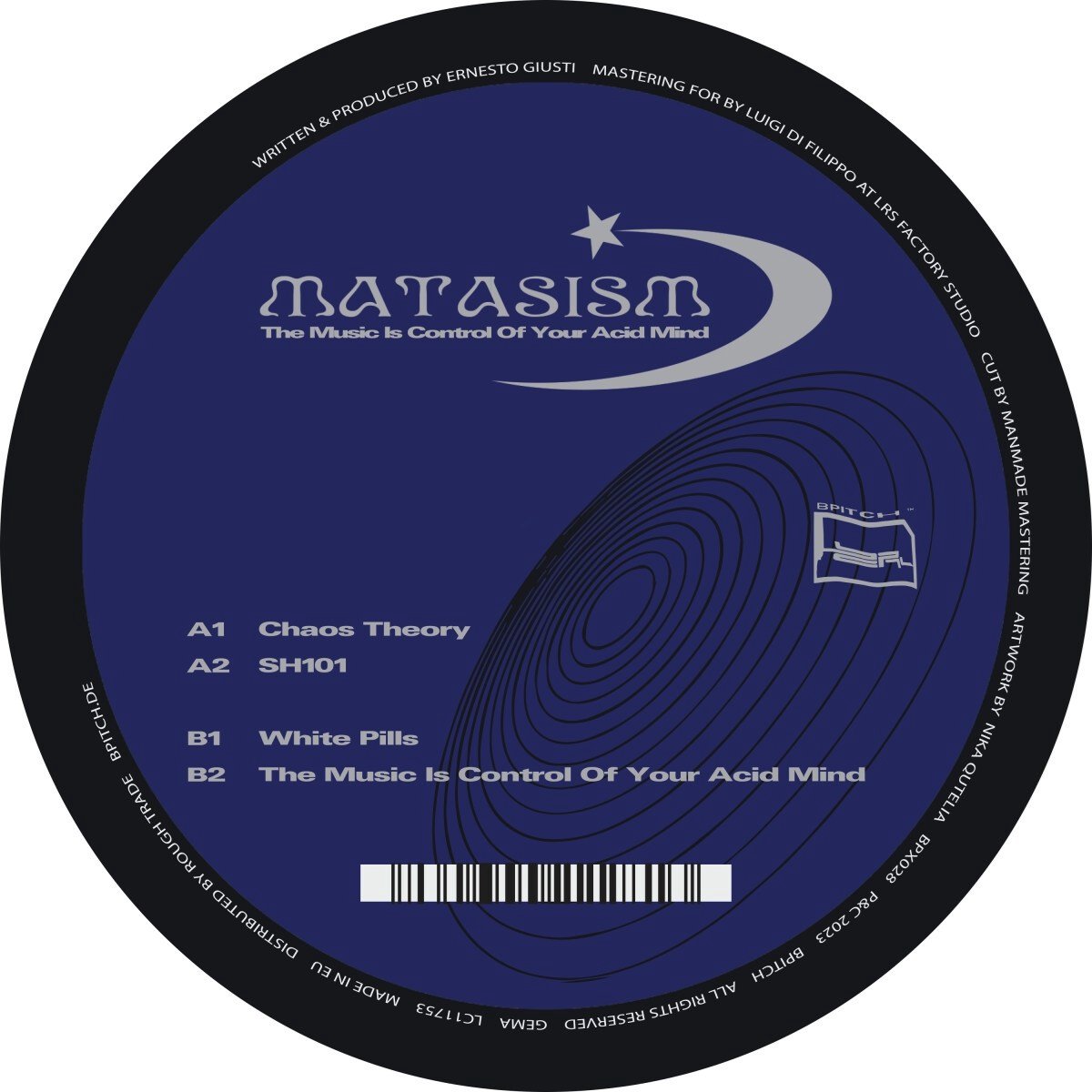 Matasism - The Music Is Control Of Your Acid Mind (12" Single)