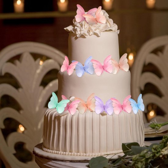 Acheter Lot De 12 Décorations De Gâteau D'anniversaire En Or Rose